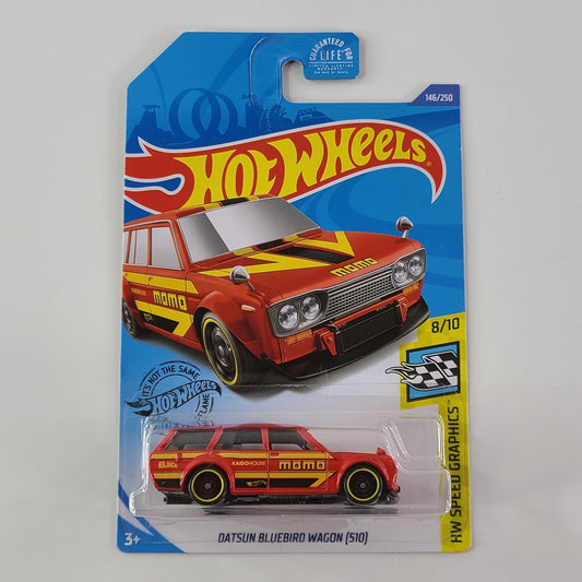 Hot Wheels - Datsun Bluebird Wagon (510) (Red)