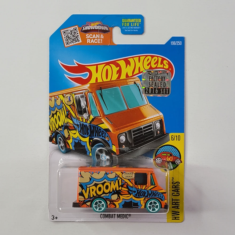 Hot Wheels - Combat Medic (Orange) [Factory Sealed 2016 Set]