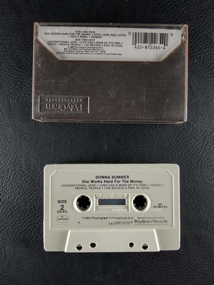 Donna Summer - She Works Hard For the Money (1983, Cassette)