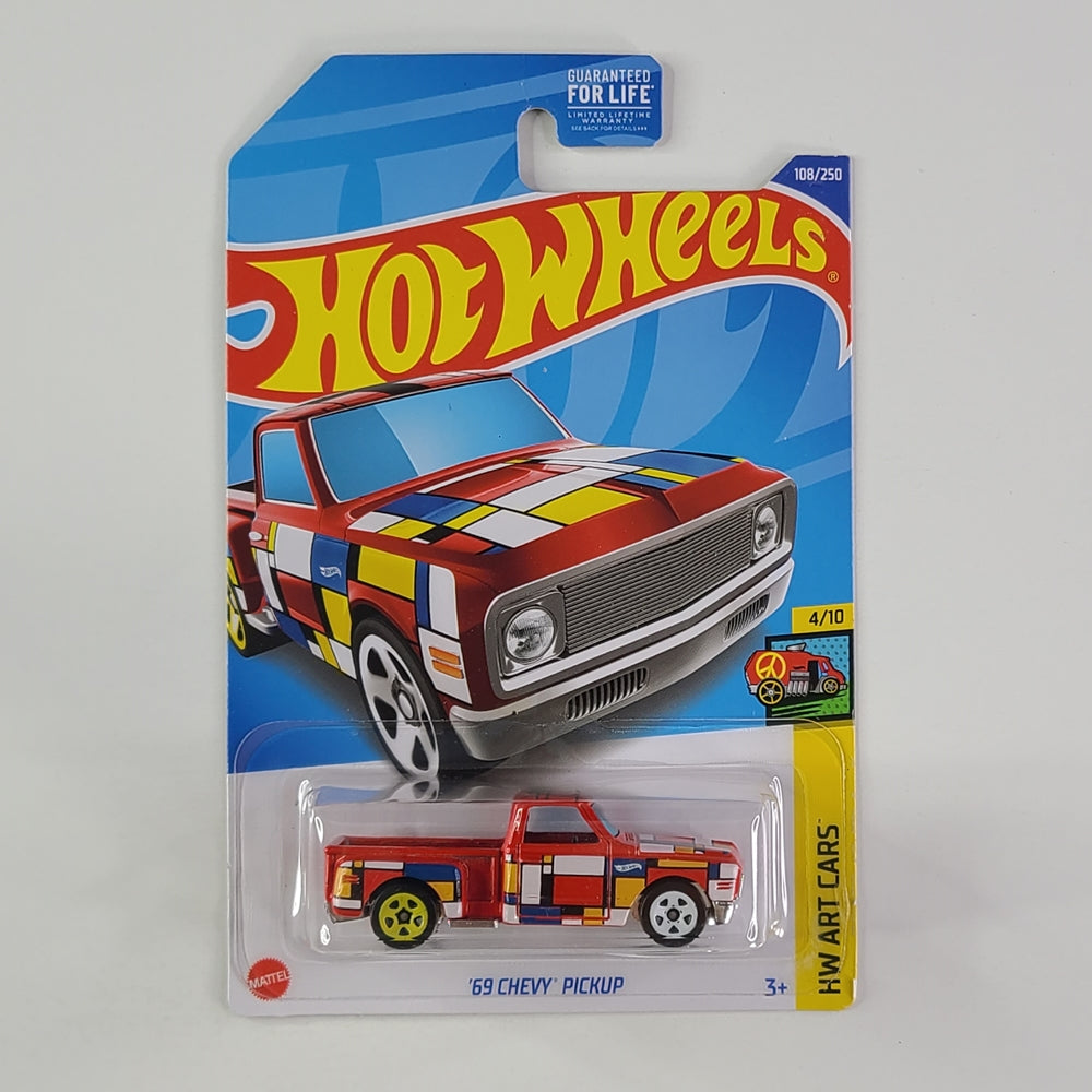 Hot Wheels - '69 Chevy Pickup (Glossy Red)