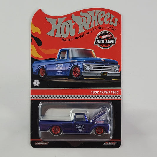 Hot Wheels - 1962 Ford F100 (Spectraflame Navy Blue) [2022 RLC Exclusive - 26457/30000]