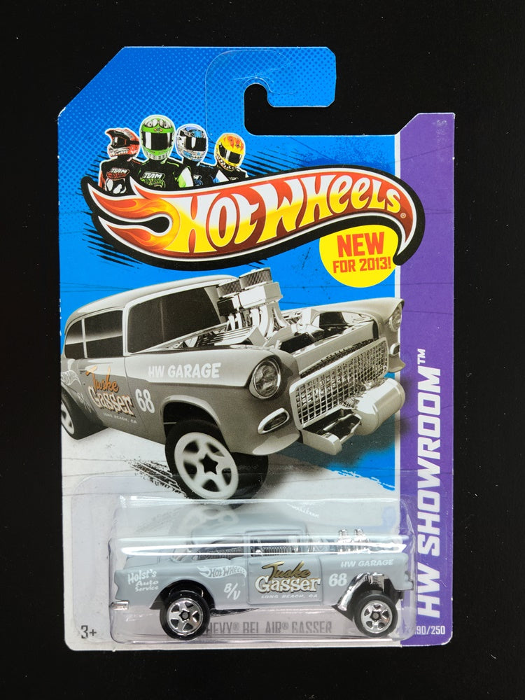 Hot Wheels - '55 Chevy Bel Air Gasser (Primer Gray) [New for 2013]