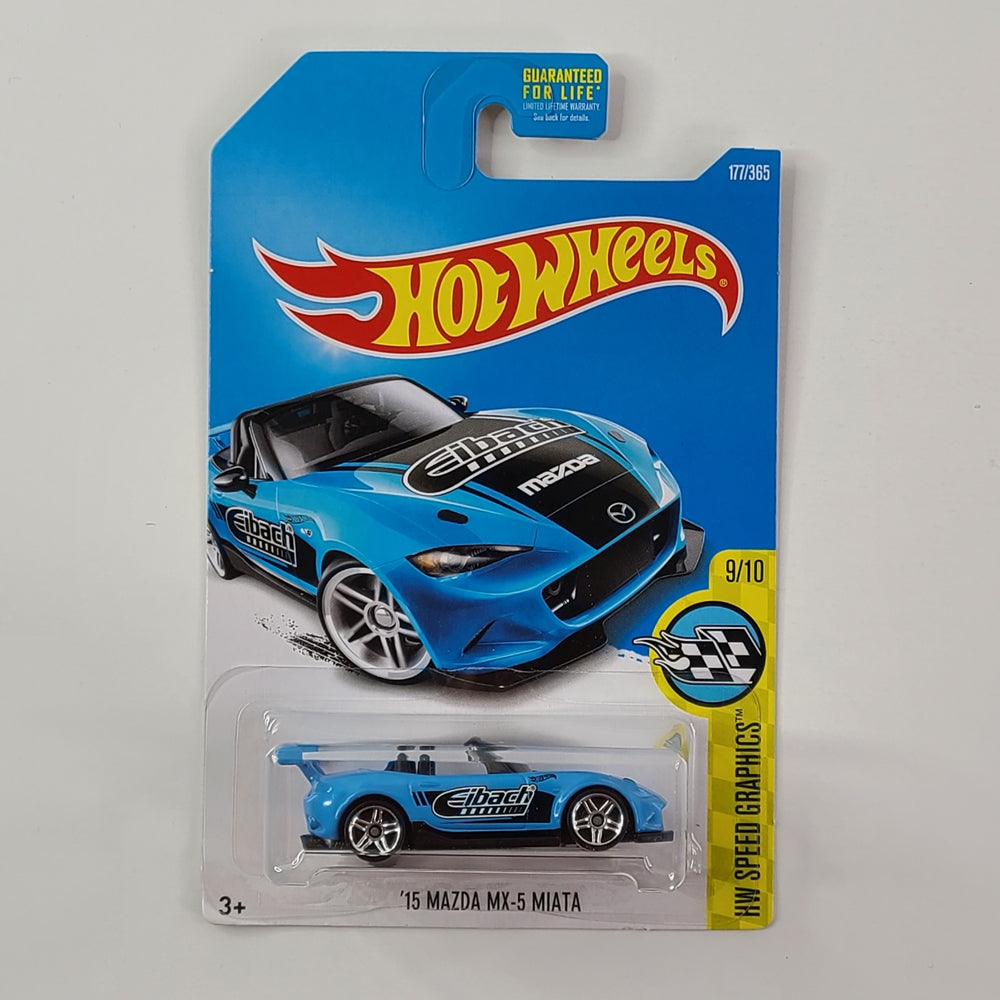 Hot Wheels - '15 Mazda MX-5 Miata (Blue)