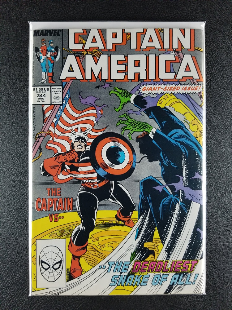 Captain America [1st Series] #344 (Marvel, August 1988)