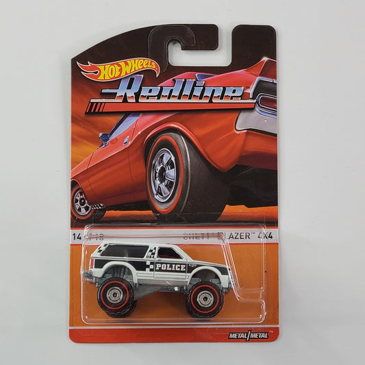 Hot Wheels - Chevy Blazer 4x4 (White) [HW Heritage: Redlines (2015) - 14/18]