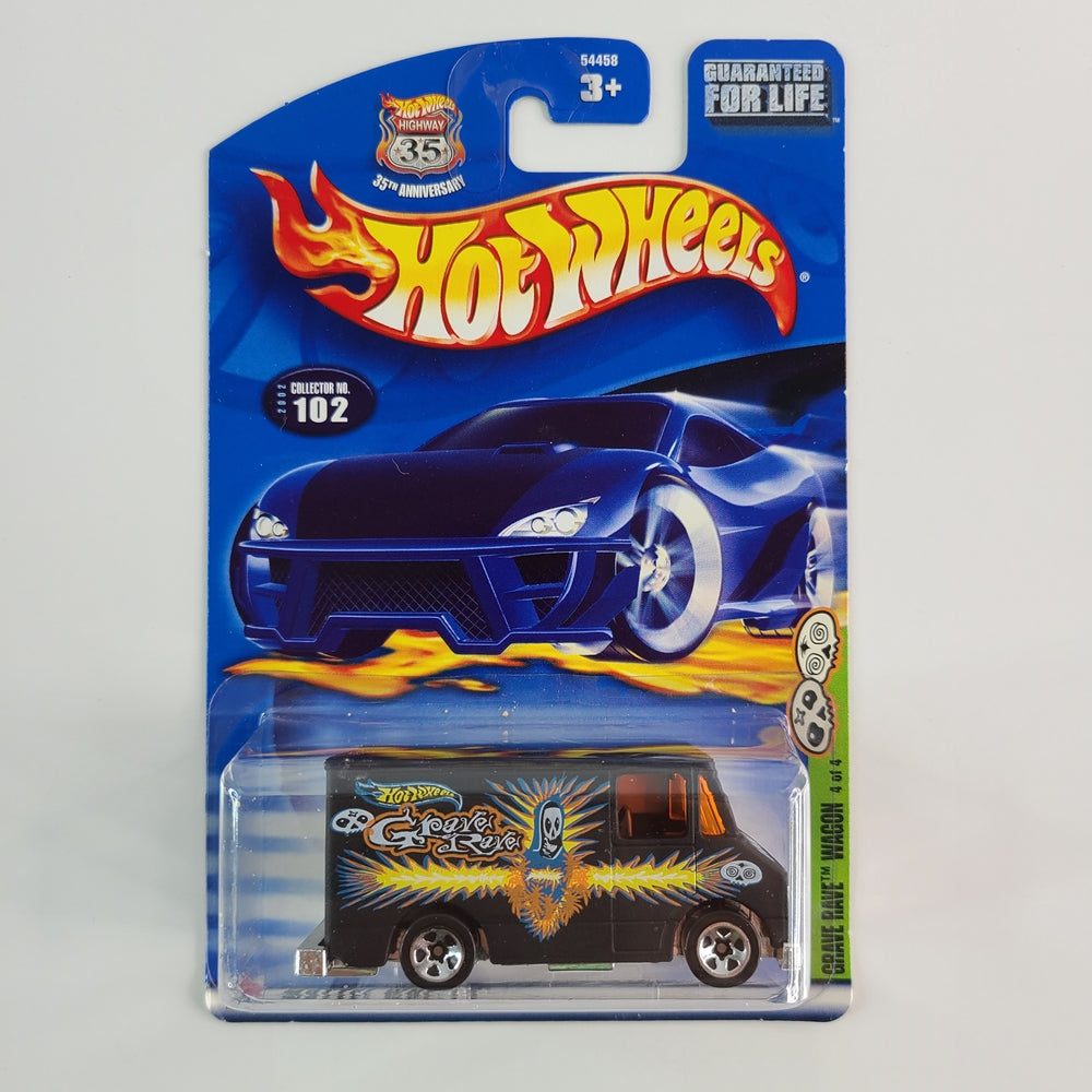 Hot Wheels - Grave Rave Wagon (Flat Black)