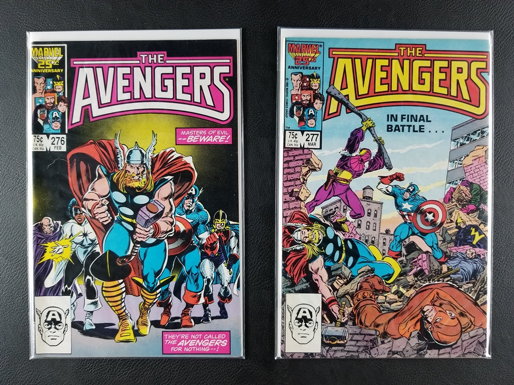 The Avengers [1st Series] #276-285 Set (Marvel, 1987)