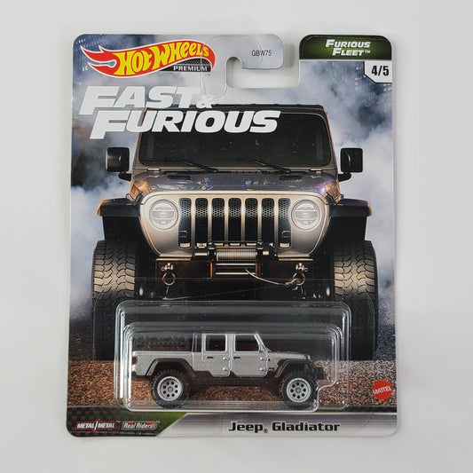 Hot Wheels Premium - Jeep Gladiator (Silver)