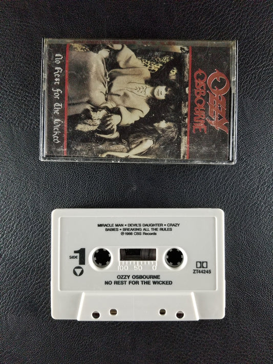 Ozzy Osbourne - No Rest for the Wicked (1988, Cassette)