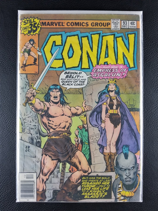 Conan the Barbarian #93 (Marvel, December 1978)