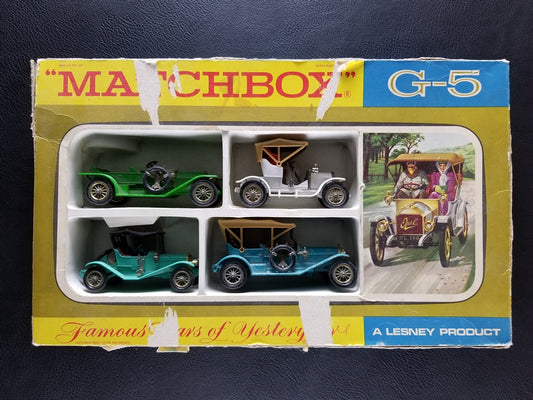 Matchbox - G5 Famous Years of Yesteryear [4-Pack] (Various Colors)