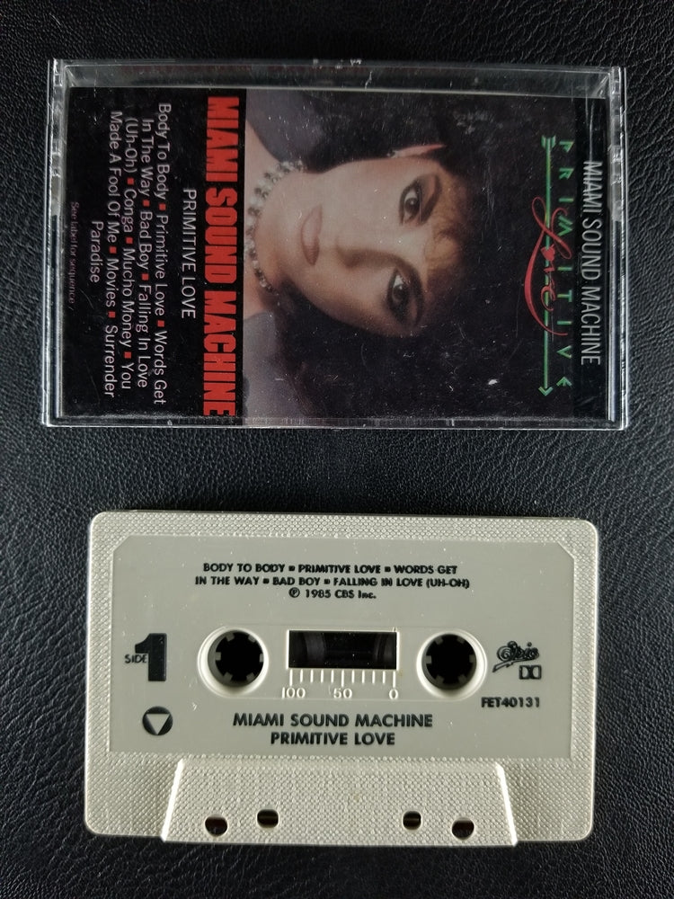 Miami Sound Machine - Primitive Love (1985, Cassette)