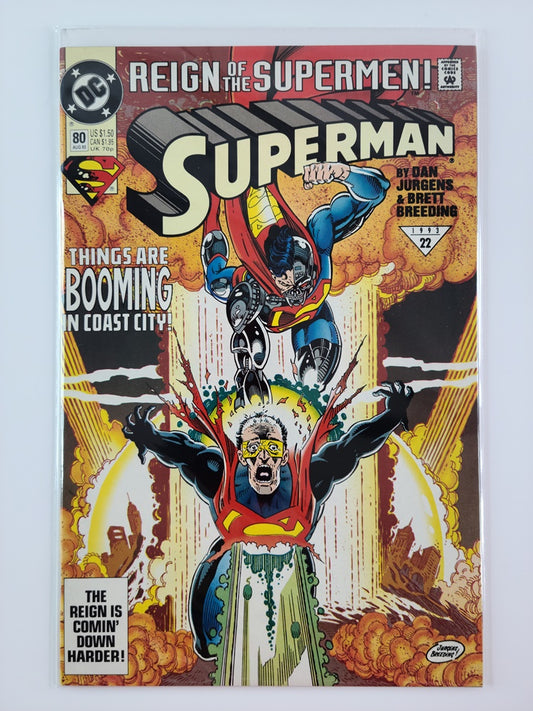 Superman [2nd Series] #80 (DC, August 1993)