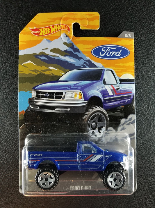 Hot Wheels - Ford F-150 (Blue) [8/8 - 2018 HW Ford Pickups]