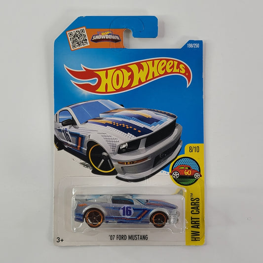 Hot Wheels - '07 Ford Mustang (Metalflake Silver)