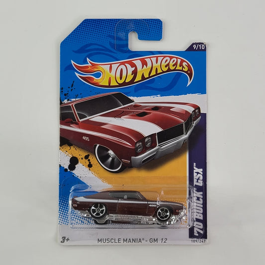 Hot Wheels - '70 Buick GSX (Metallic Burgundy)