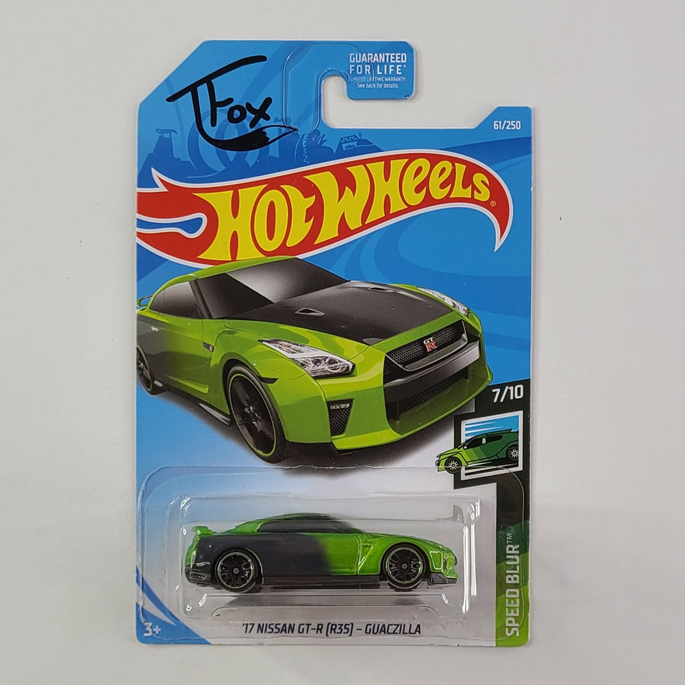 Hot Wheels - '17 Nissan GT-R (R35) (Green & Dark Grey)