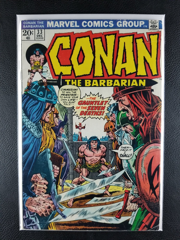 Conan the Barbarian #33 (Marvel, December 1973)