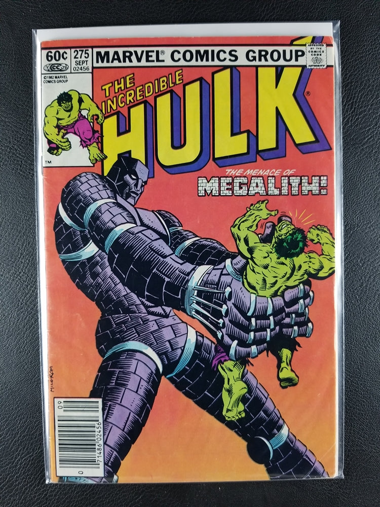 The Incredible Hulk [1st Series] #275 (Marvel, September 1982)