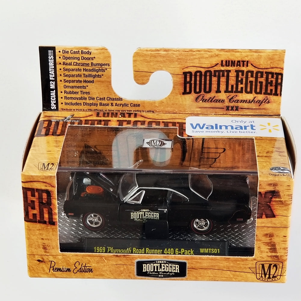 M2 - 1969 Plymouth Road Runner 440 6-Pack (Black) [Walmart Exclusive]