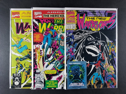 The New Warriors [1st Series] Annual #1-3 Set (Marvel, 1991-93)