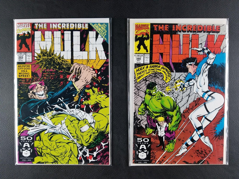 The Incredible Hulk [1st Series] #379-389 Set (Marvel, 1991-92)