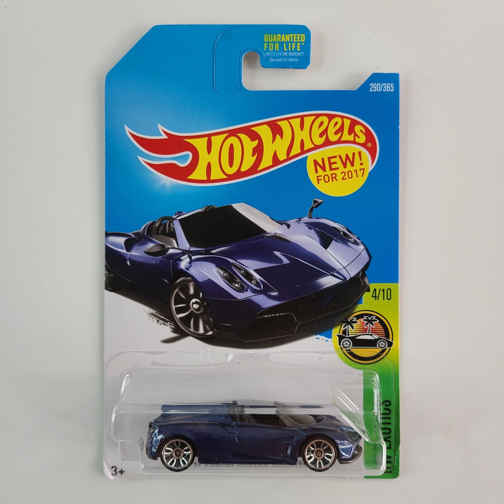 Hot Wheels - '17 Pagani Huayra Roadster (Metalflake Dark Blue)