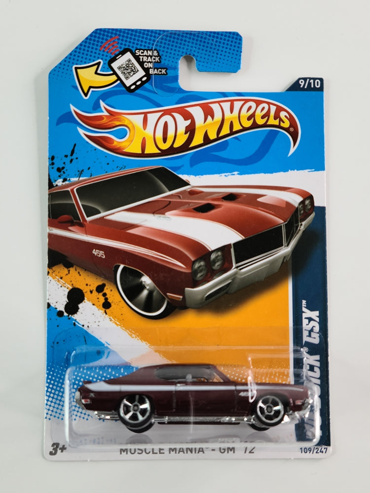 Hot Wheels - '70 Buick GSX (Metallic Burgundy)