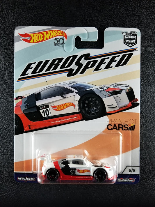 Hot Wheels - Audi R8 LMS (White) [5/5 - Car Culture: Euro Speed]