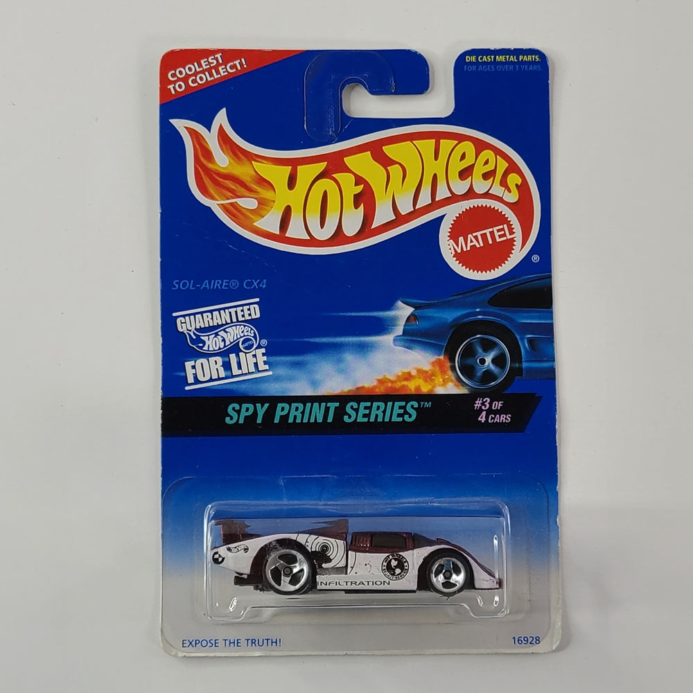 Hot Wheels - Sol-Aire CX4 (Metallic Dark Red) [Spy Print Series (1997) - 3/4]