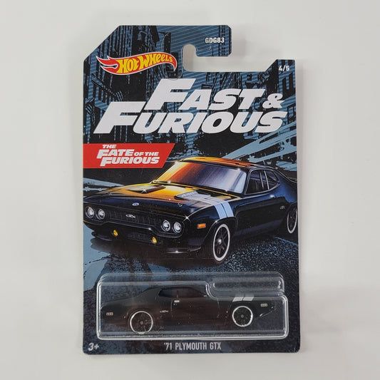 Hot Wheels - '71 Plymouth GTX (Black) [Fast & Furious Series (2021) - 4/5]