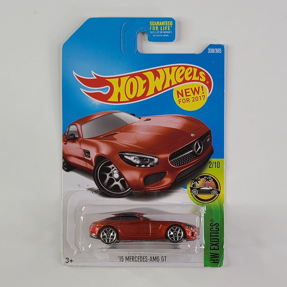 Hot Wheels - '15 Mercedes-AMG GT (Metalflake Dark Orange)