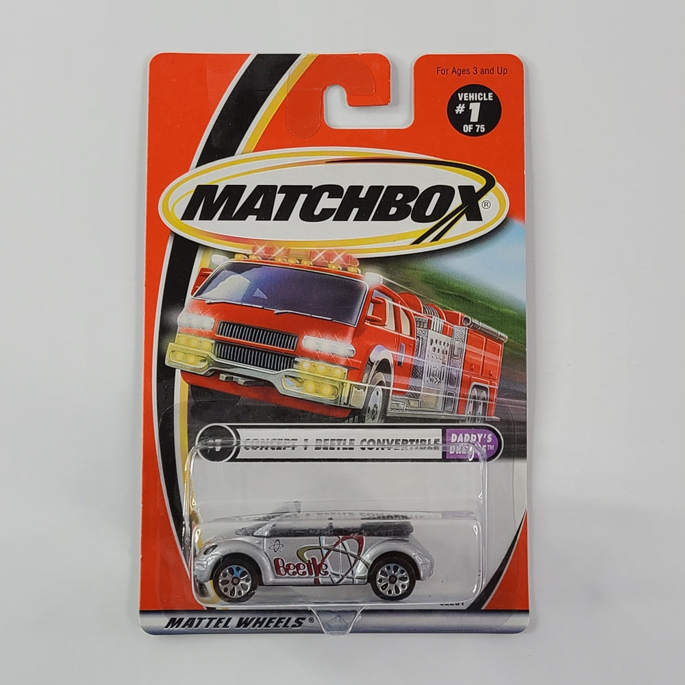 Matchbox - Concept 1 Beetle Convertible (Silver) [Daddy's Dreams (2001) - 1/5]