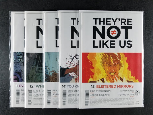 They're Not Like Us #11-15 Set (Image, 2016-17)
