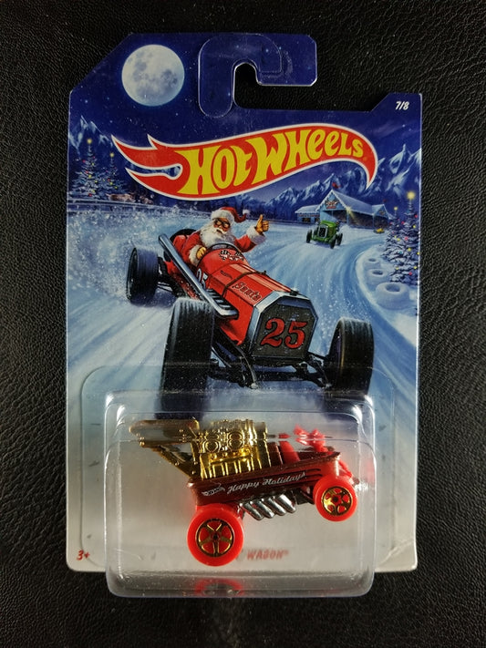 Hot Wheels - Draggin' Wagon (Metalflake Copper) [7/8 - 2014 HW Holiday Hot Rods]