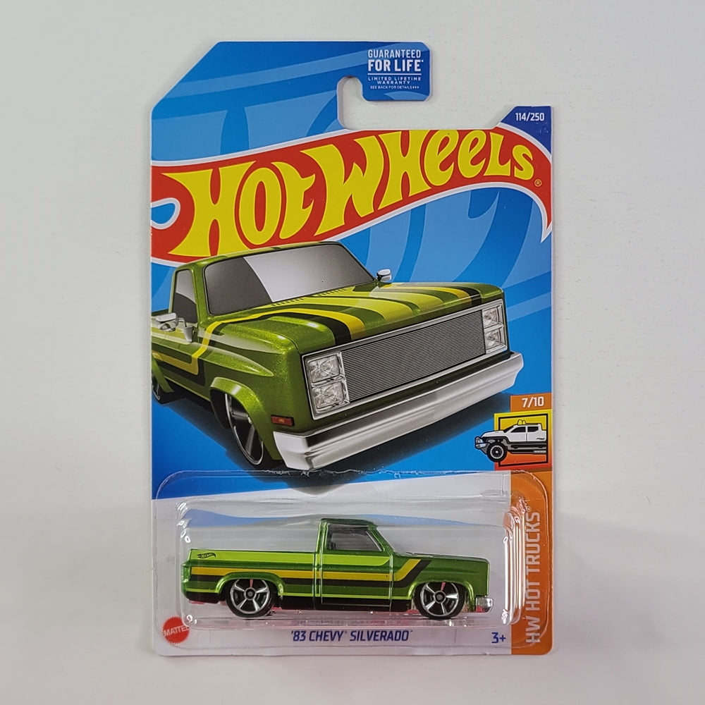 Hot Wheels - '83 Chevy Silverado (Metalflake Green)