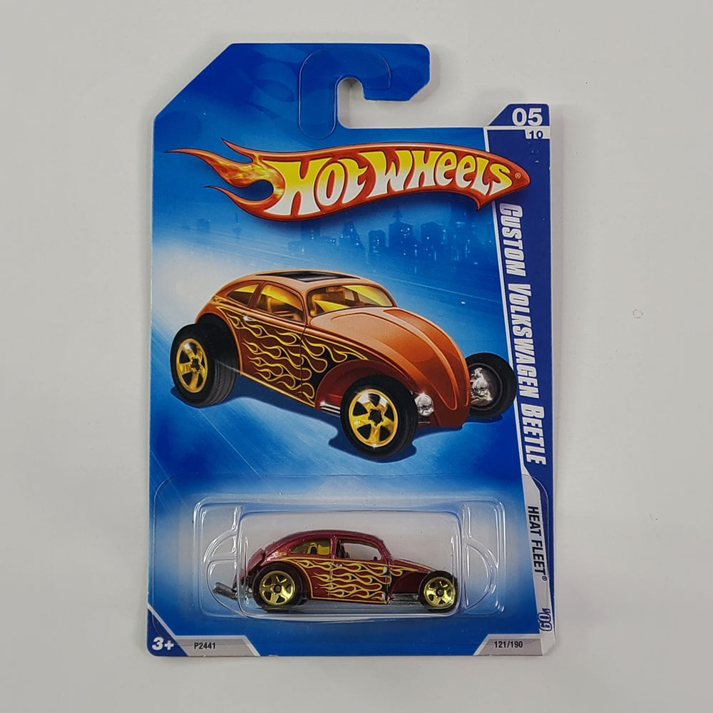 Hot Wheels - Custom Volkswagen Beetle (Metallic Dark Red)