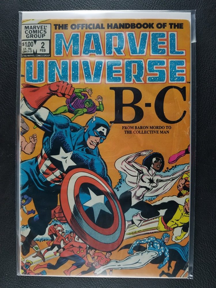 The Official Handbook of the Marvel Universe #2 (Marvel, February 1983)