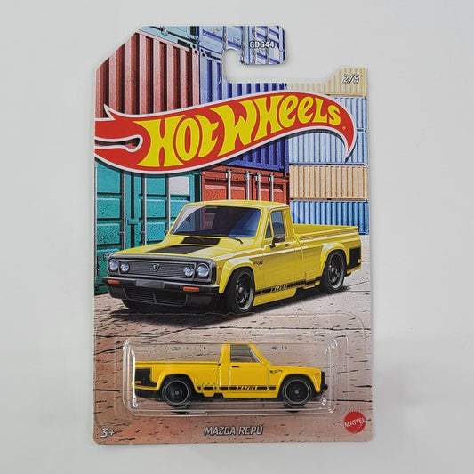 Hot Wheels - Mazda REPU (Yellow) [Hot Pickups Series (2021) - 2/5]