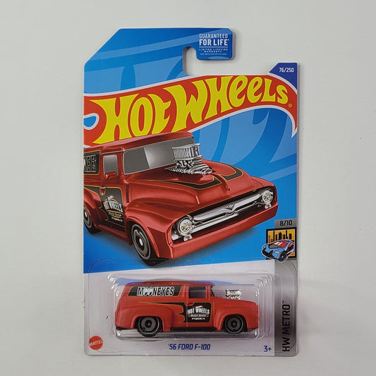 Hot Wheels - '56 Ford F-100 (Matte Dark Red)