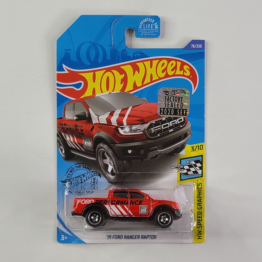 Hot Wheels - '19 Ford Ranger Raptor (Red) [Factory Sealed 2020 Set]