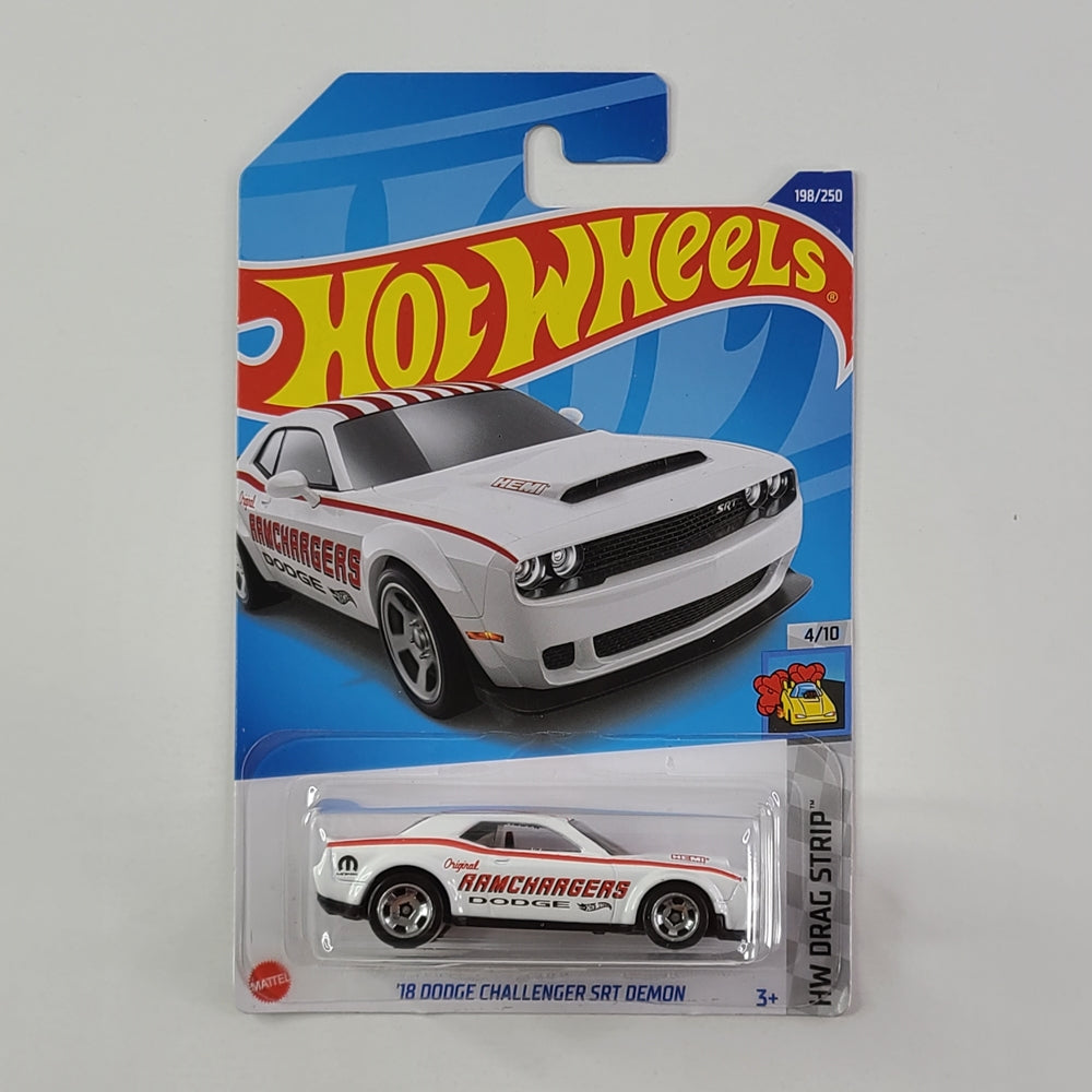 Hot Wheels - '18 Dodge Challenger SRT Demon (Ivory) [Card Variant]