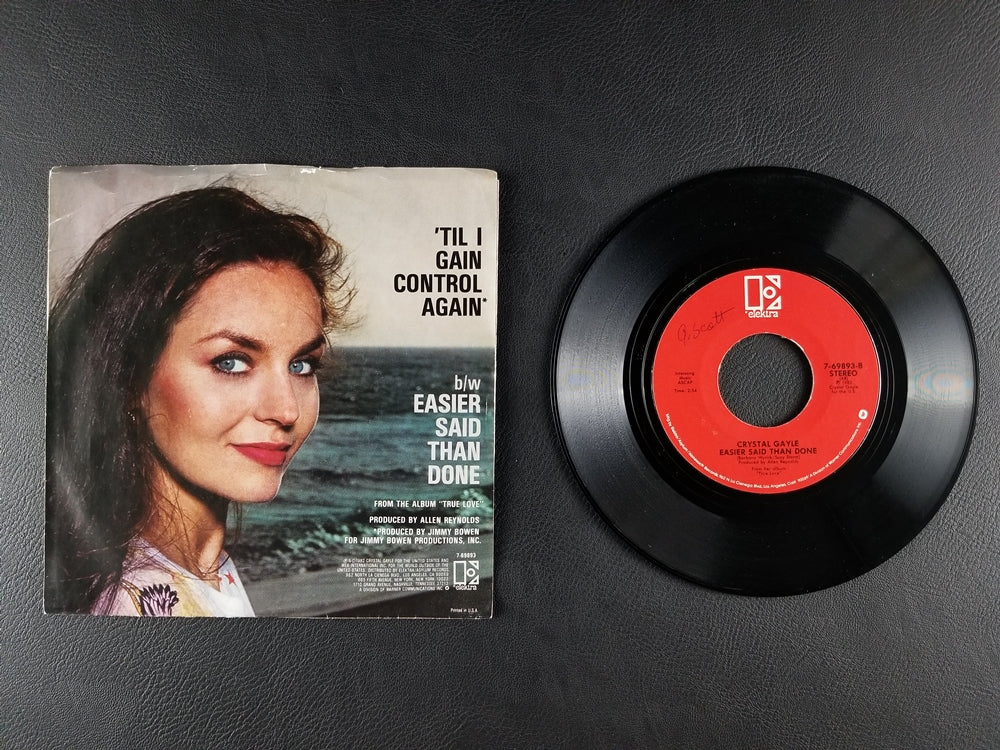 Crystal Gayle - Til I Gain Control Again (1982, 7'' Single)