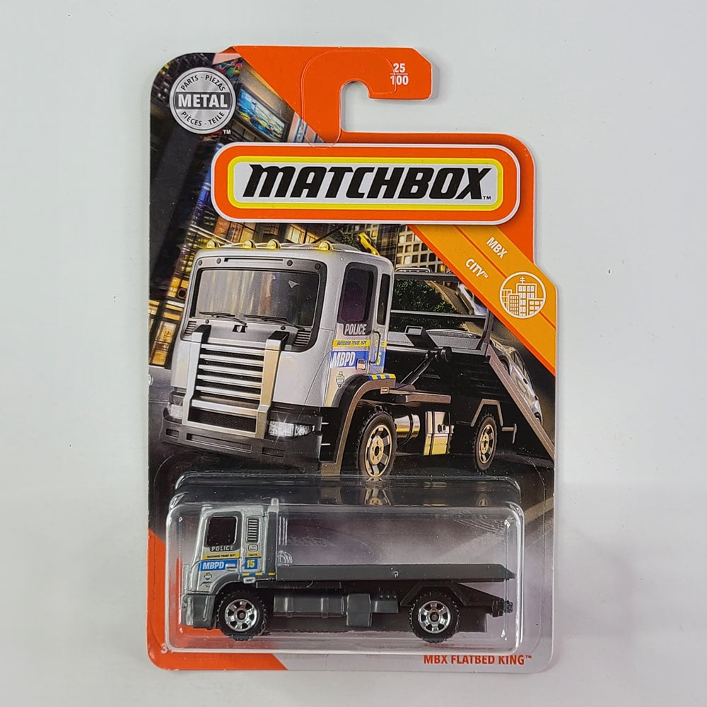 Matchbox - MBX Flatbed King (Silver/Dark Grey)