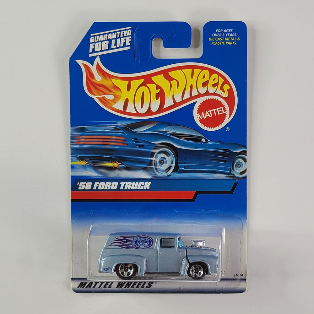 Hot Wheels - '56 Ford Truck (Light Blue-Gray) [Card Variant]