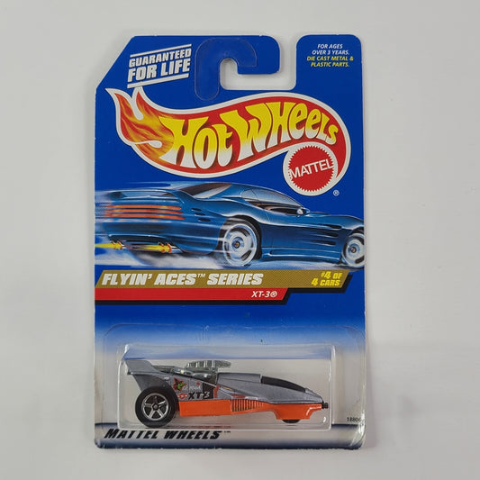 Hot Wheels - XT-3 (Grey/Orange) [Flyin' Ace Series (1998) - 4/4]