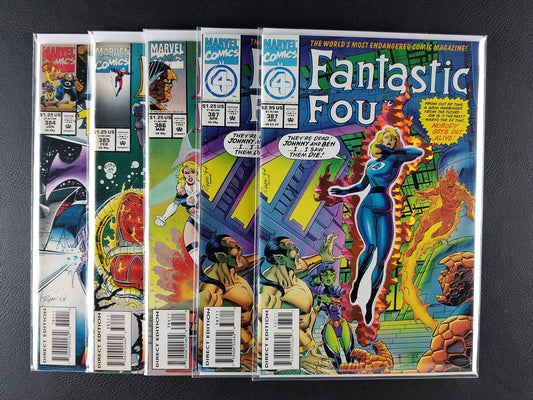 Fantastic Four [1st Series] #384-387 Set (Marvel, 1993)