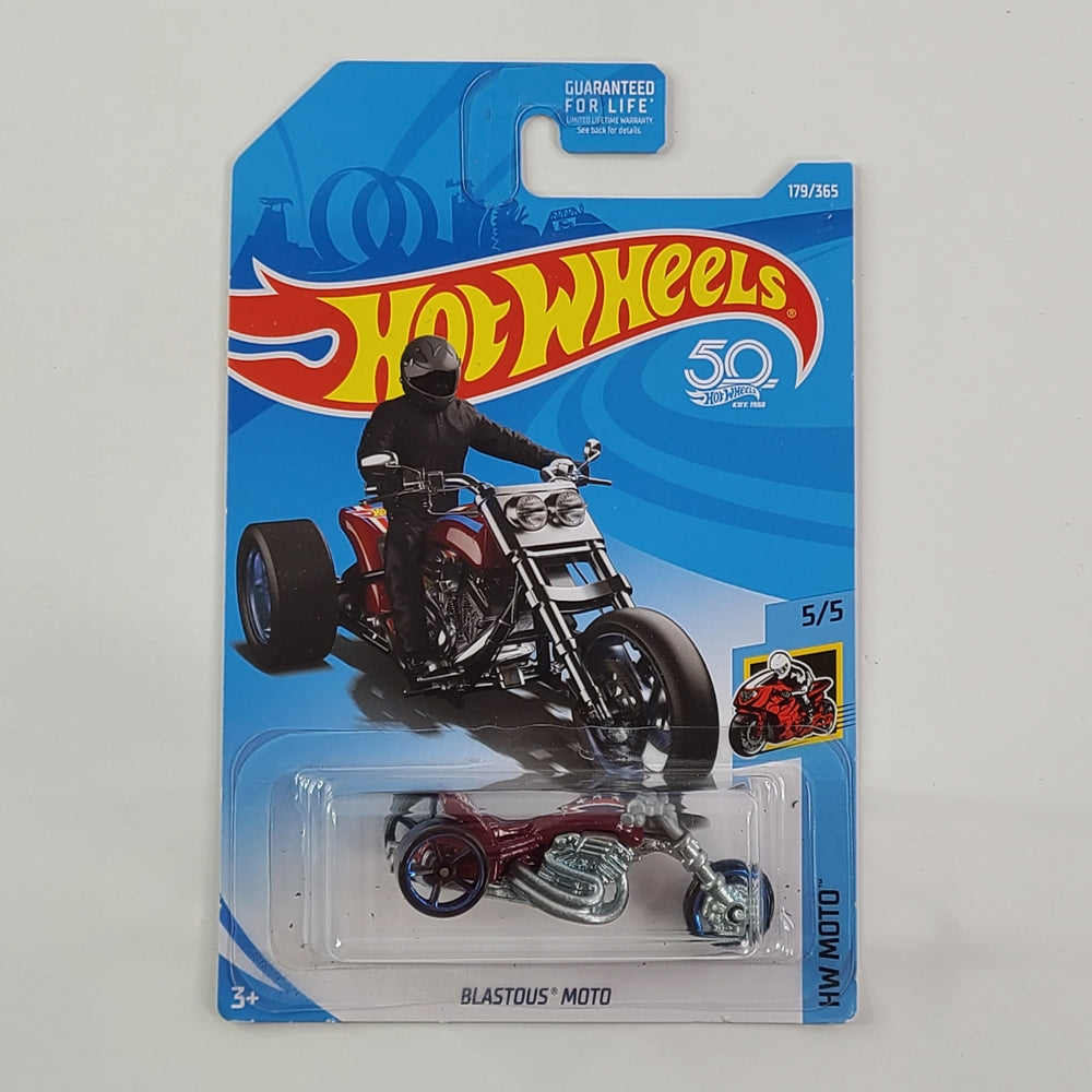 Hot Wheels - Blastous Moto (Dark Red)