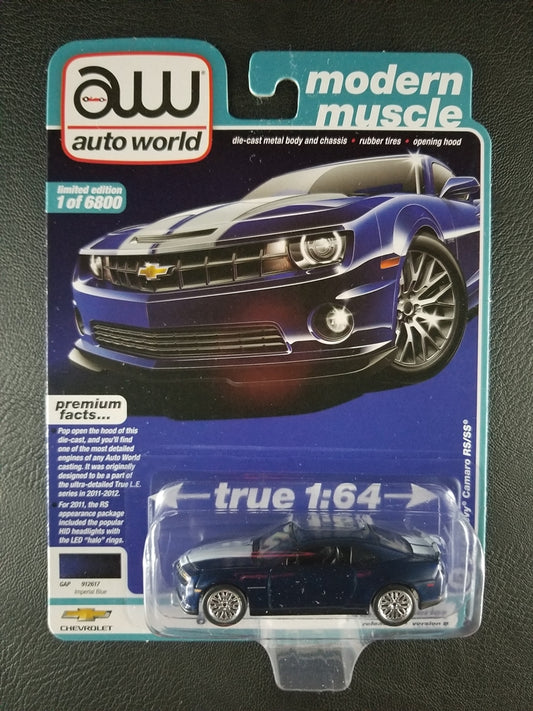 Auto World - 2011 Chevy Camaro RS/SS (Imperial Blue) [Limited Edition 1 of 6800]
