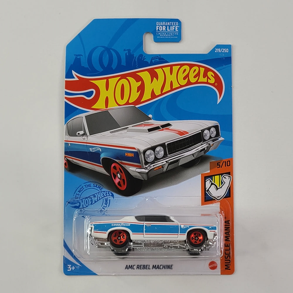 Hot Wheels - AMC Rebel Machine (White)